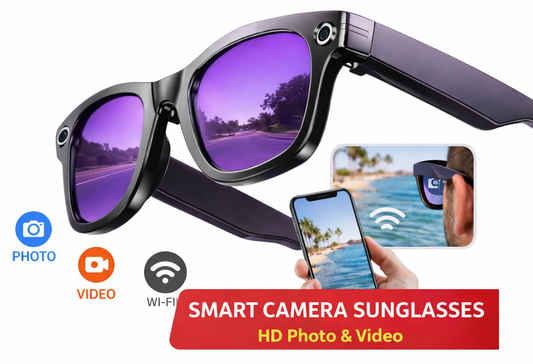 New AI Camera Sunglasses 4K